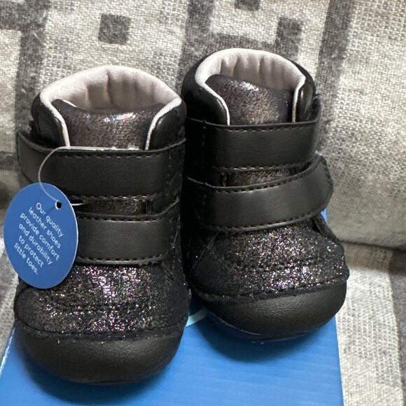 Stride Rite SM Martin (Infant/Toddler) Black Iridescent Size 3 - Picture 2 of 6